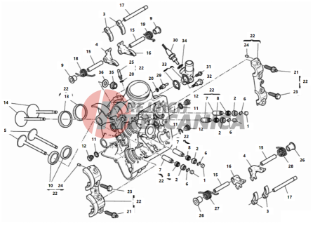 HORIZONTAL CYLINDER HEAD