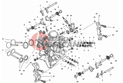 HORIZONTAL CYLINDER HEAD