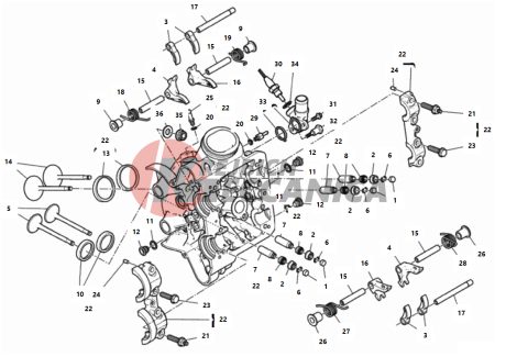 HORIZONTAL CYLINDER HEAD