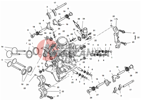 HORIZONTAL CYLINDER HEAD