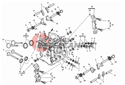 HORIZONTAL CYLINDER HEAD