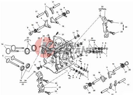 HORIZONTAL CYLINDER HEAD