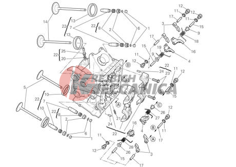 HORIZONTAL CYLINDER HEAD