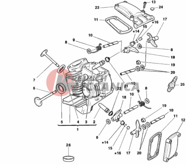 HORIZONTAL CYLINDER HEAD