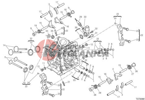 HORIZONTAL CYLINDER HEAD