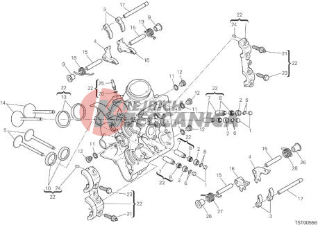 HORIZONTAL CYLINDER HEAD