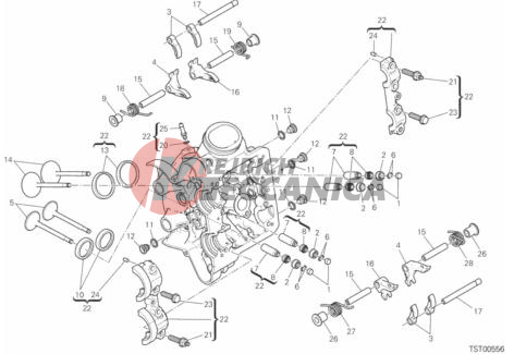 HORIZONTAL CYLINDER HEAD