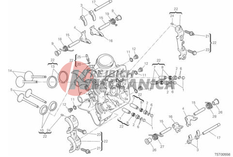 HORIZONTAL CYLINDER HEAD