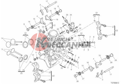 HORIZONTAL CYLINDER HEAD