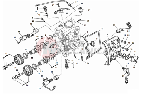HORIZONTAL CYLINDER HEAD - TIMING