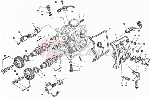 HORIZONTAL CYLINDER HEAD - TIMING