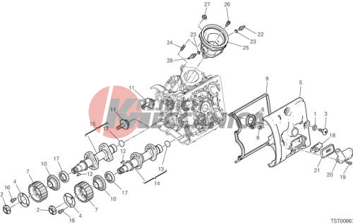 HORIZONTAL CYLINDER HEAD TIMING