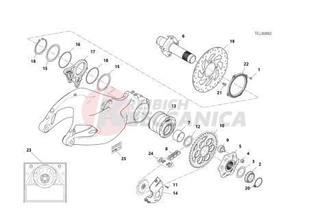 HUB REAR WHEEL