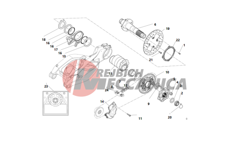 HUB REAR WHEEL