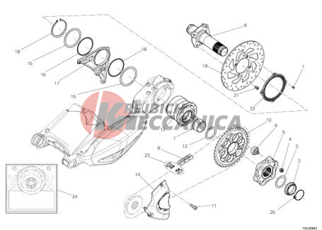 HUB REAR WHEEL