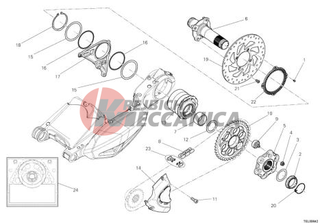 HUB REAR WHEEL