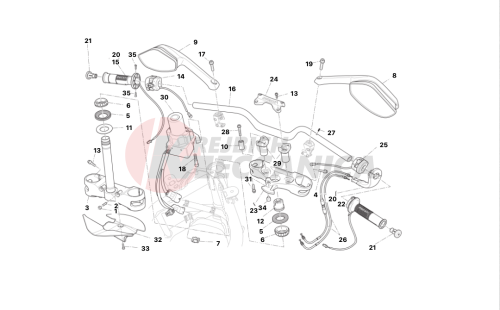 Handlebar and controls