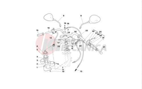 Handlebar and controls