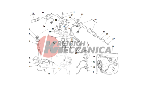 Handlebar and controls