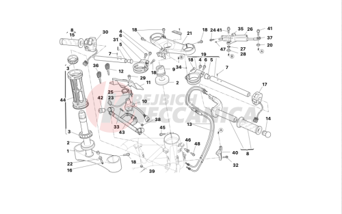 Handlebars - shock-absorber