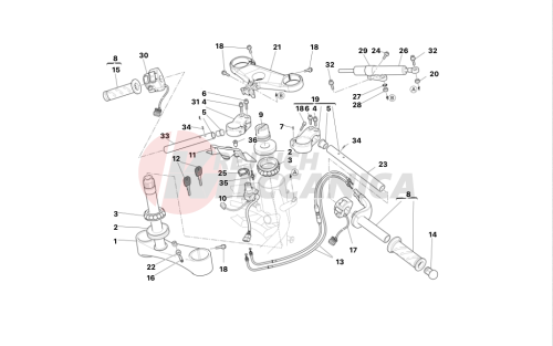 Handlebars - shock-absorber