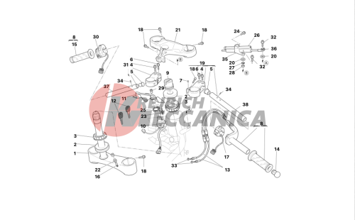 Handlebars - shock-absorber