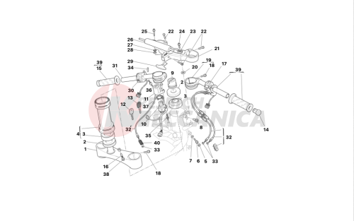 Handlebars - shock-absorber