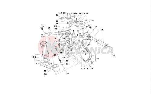 Handlebars - shock-absorber