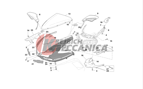 Headlight fairing