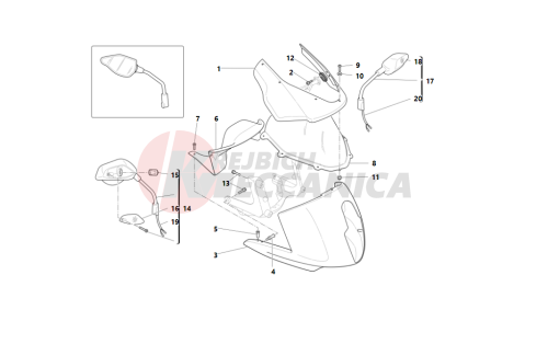 Headlight fairing