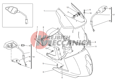 Headlight fairing