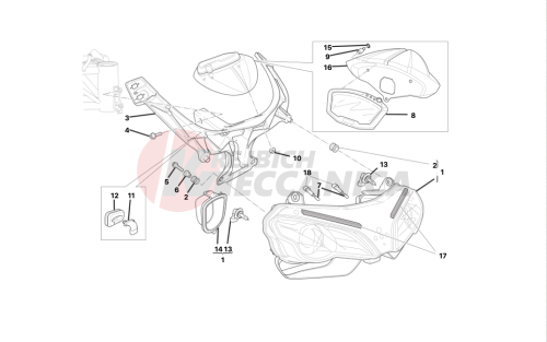 Headlight & instr. panel