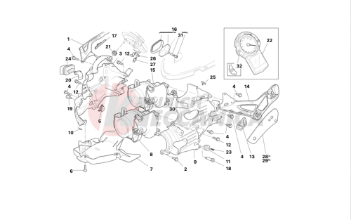 Headlight & instr. panel