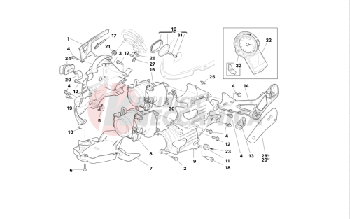 Headlight & instr. panel