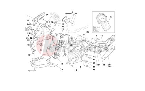 Headlight & instr. panel