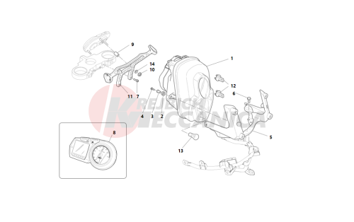 Headlight & instr. panel