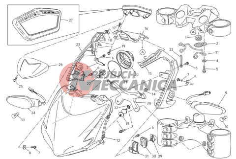 Headlight & instr. panel