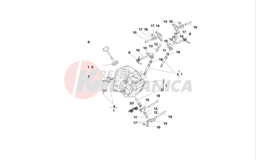 Horizontal cylinder head