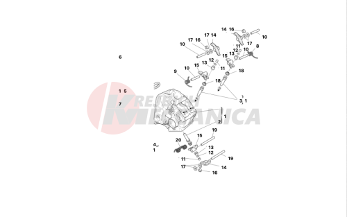 Horizontal cylinder head