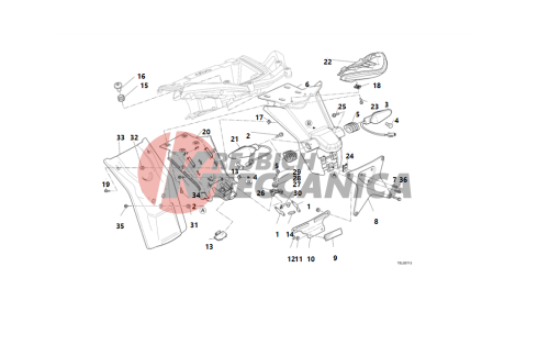 LICENSE PLATE HOLDER - TAILLIGHT AUS