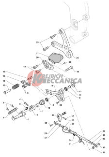 Left-hand Footrest Assembly