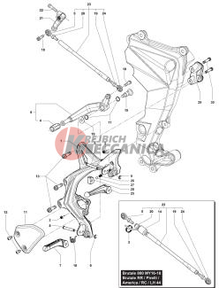 Left-hand Footrest Assembly