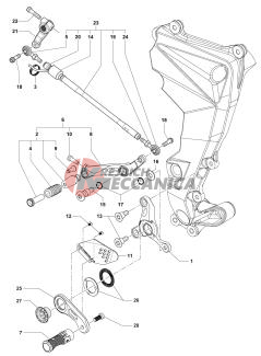 Left-hand Footrest Assembly