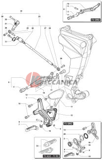 Left-hand Footrest Assembly