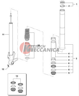 Left-hand Fork Brutale 675