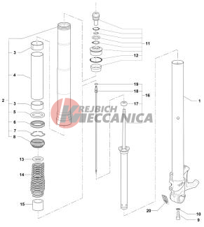 Left-hand Fork F3 675  F3 800  F3