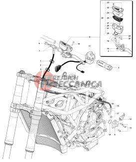 Left-hand Handlebar Assembly