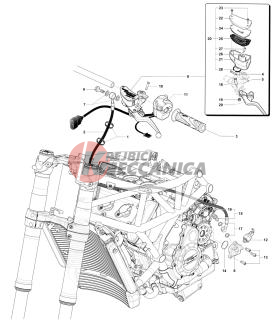Left-hand Handlebar Assembly