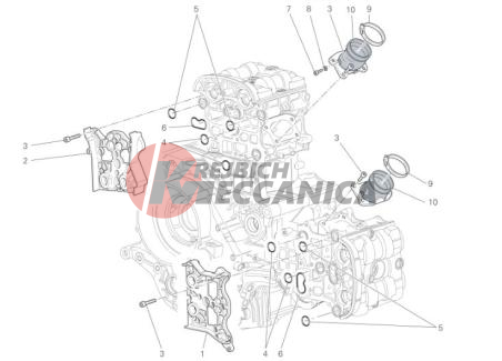 Manifolds and cylinder head covers