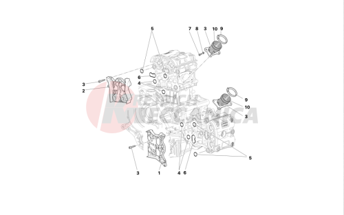 Manifolds and cylinder head covers